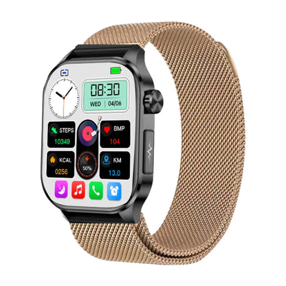 TH688 ECG/EKG Blood Sugar Blood Pressure Call Intelligent Health Management Smart Watch