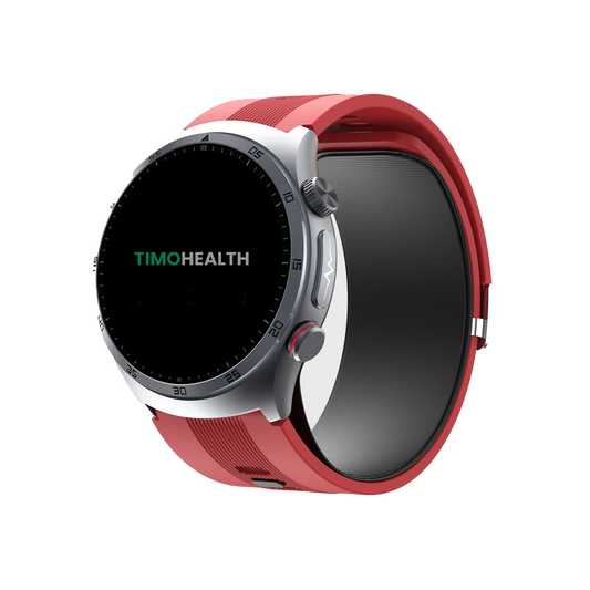 TimoHealth® HealthWave Air  – 2025 Blood Pressure Smartwatch with Germany Sensor Technology & Microairbag