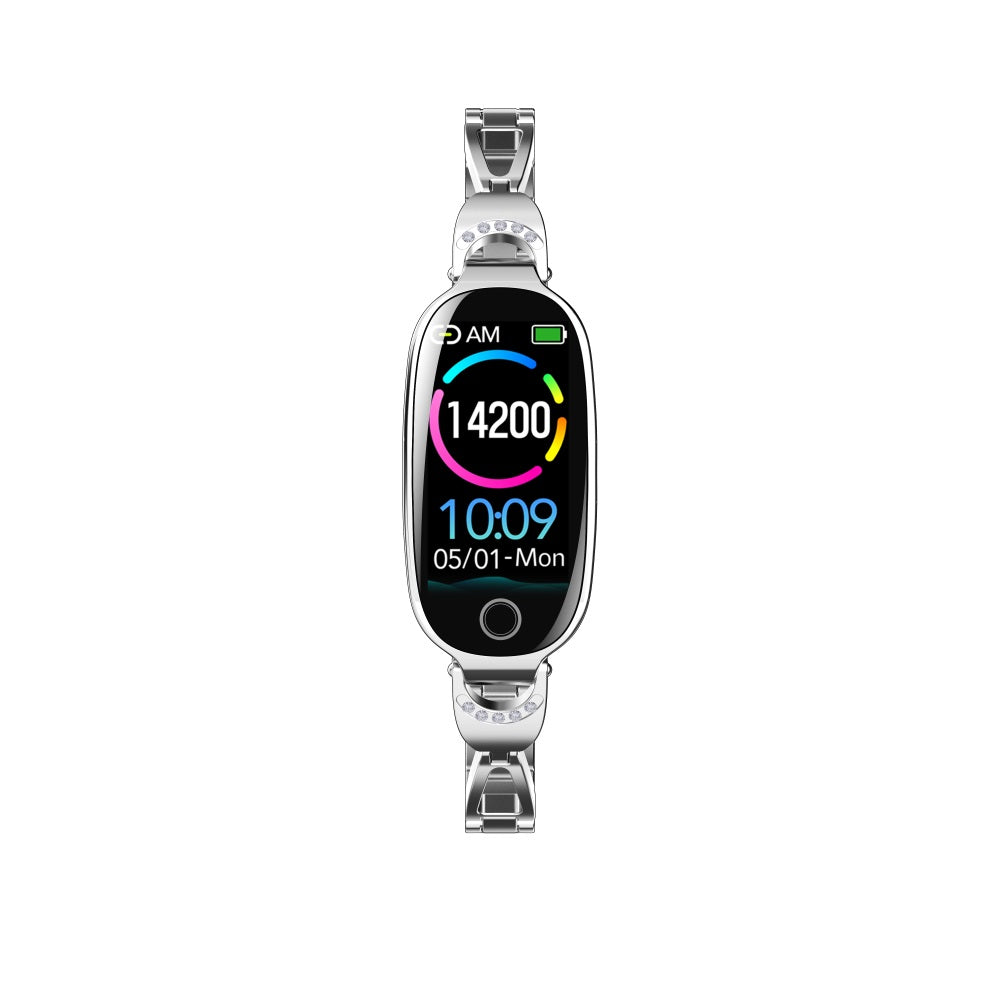 TimoHealth Blood Sugar Blood Pressure monitoring Luxury Diamond Design Fashion Smartwatch