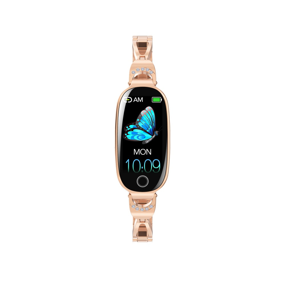 TimoHealth Blood Sugar Blood Pressure monitoring Luxury Diamond Design Fashion Smartwatch