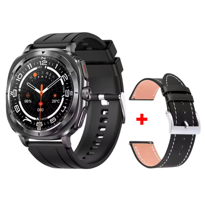 TimoHealth® Fettle - Smart Watch 1.43inch Amoled ECG Health Monitoring Voice Assistant SOS Outdoor Sports Fitness Tracker