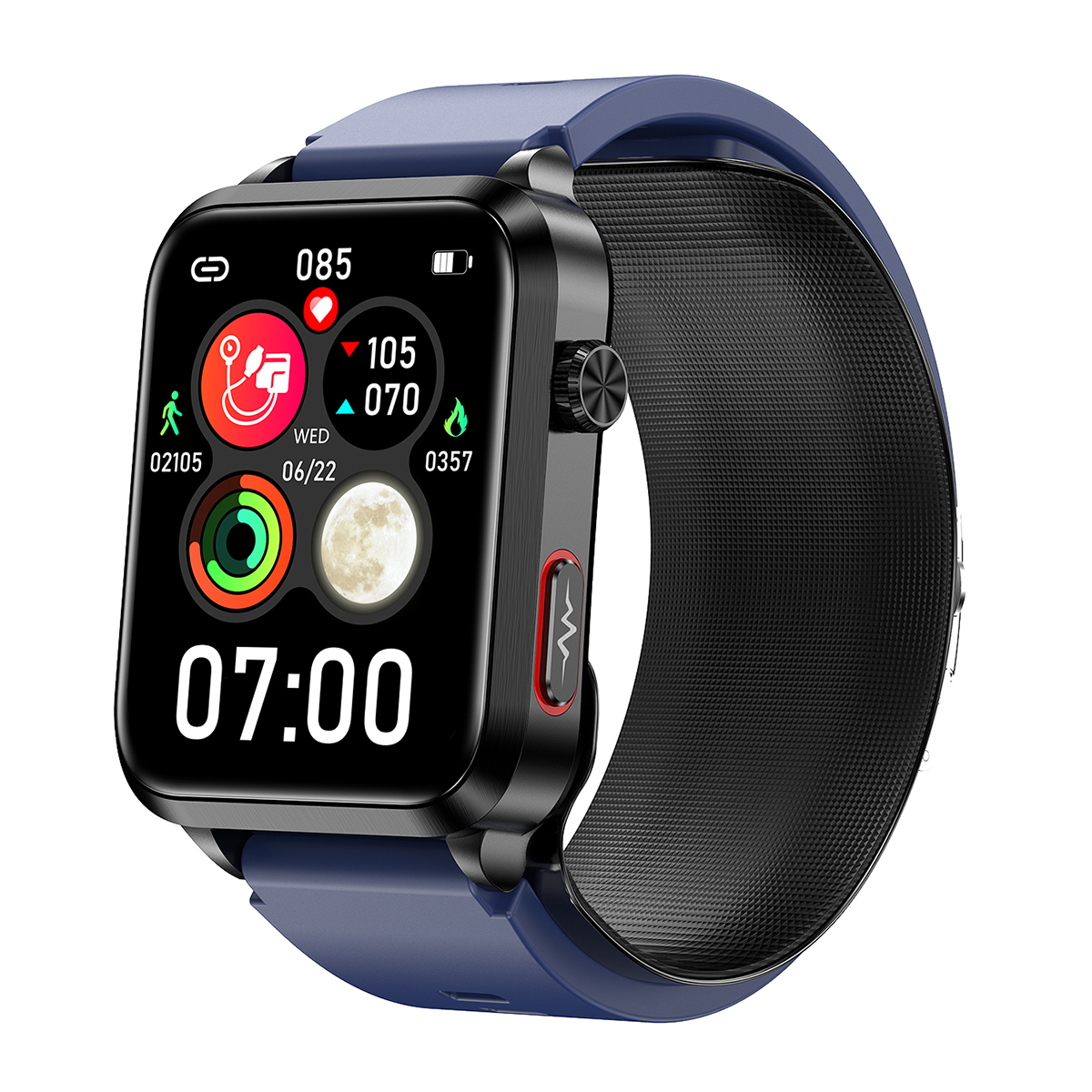 THP1 Blood Pressure Smart Watch with Air Bags Cuff ECG Wrist BP Monitor