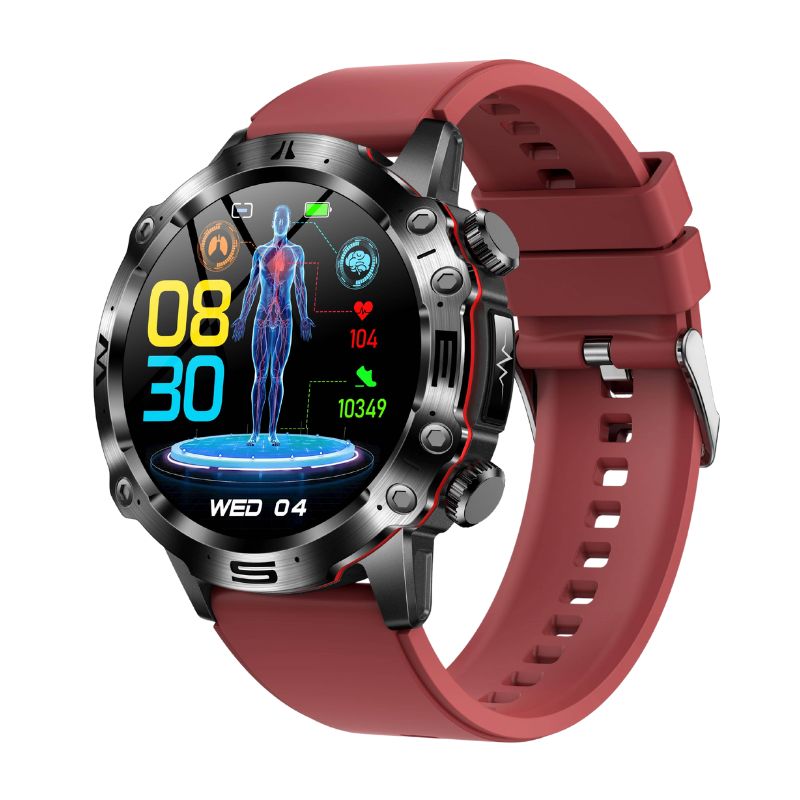 TH86 Hige-end ECG/EKG Blood Glucose Blood Pressure Health HD Sports Call Smart Watch