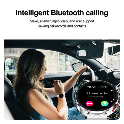 TH71 ECG Health Smart Call Watch Blood Oxygen Uric Acid Lipid Monitoring Voice Assistant Physiological Cycle Record