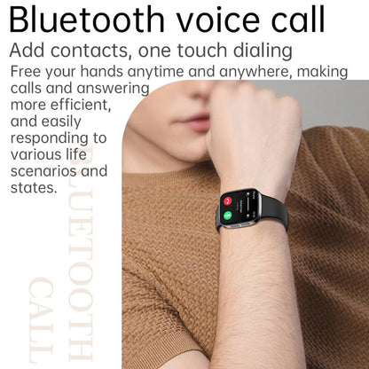 TH70 Blood Sugar Blood Pressure Blood Oxygen Monitoring High Appearance Level Bluetooth Call Smart Watch