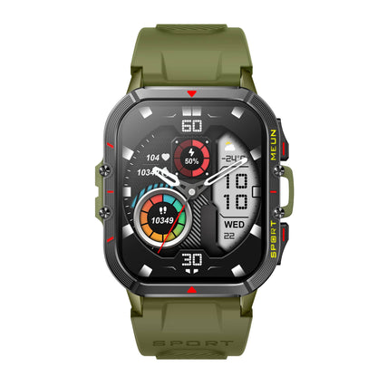 TH48 Anti Drop Waterproof and Dust-proof Cold Resistant Military Sports Blood Glucose Heart Rate Monitor Health Smart Watch