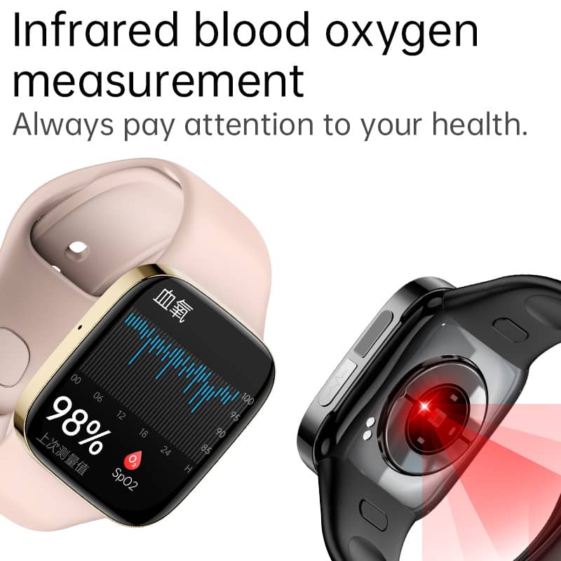 TH70 Blood Sugar Blood Pressure Blood Oxygen Monitoring High Appearance Level Bluetooth Call Smart Watch