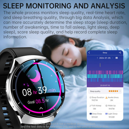 TimoHealth TH88 Newly Upgraded Smart Watch ECG Blood Glucose Blood Components Sleep Heart Rate Blood Pressure