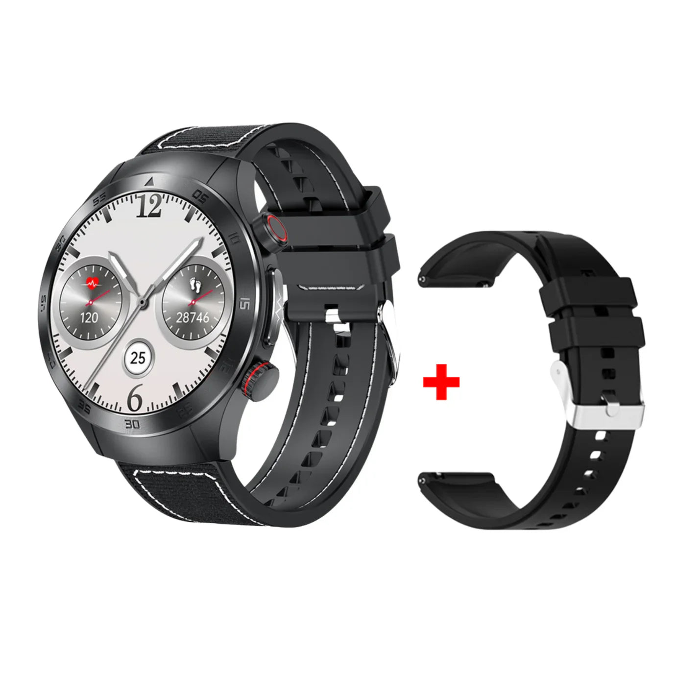HealthWave Max - Medical-Grade Health Monitor | ECG+PPG, HRV, Blood Glucose, Uric Acid & Lipids