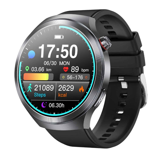 Timohealth 1.73 Inch Super-large AMOLED Screen  ECG HRV Sleep Blood Glucose BP SOS Emergency Call Health Management Watch