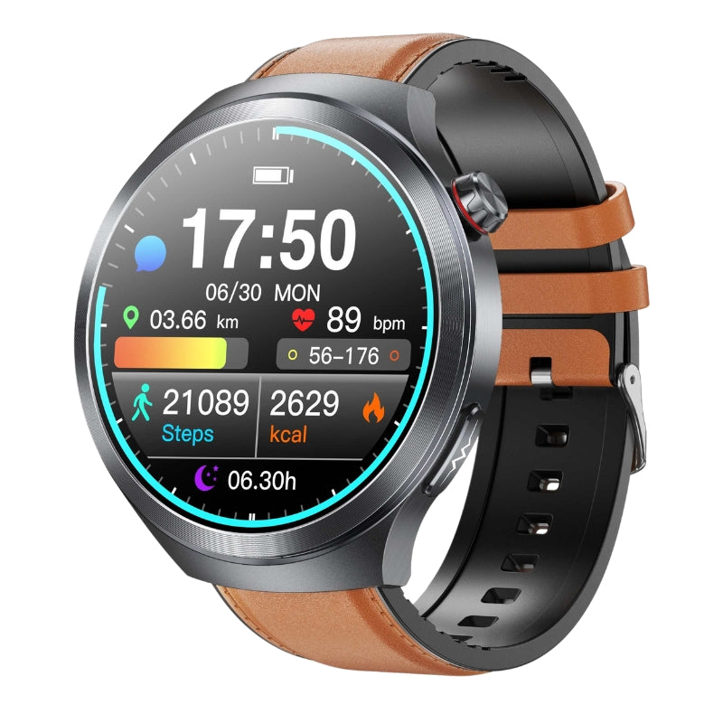Timohealth 1.73 Inch Super-large AMOLED Screen  ECG HRV Sleep Blood Glucose BP SOS Emergency Call Health Management Watch