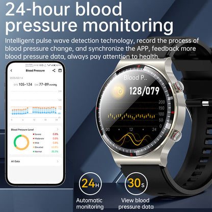 Timohealth G5pro Professional High-End ECG/EKG Blood Pressure Blood Glucose Heart Rate Monitoring Smart Watch