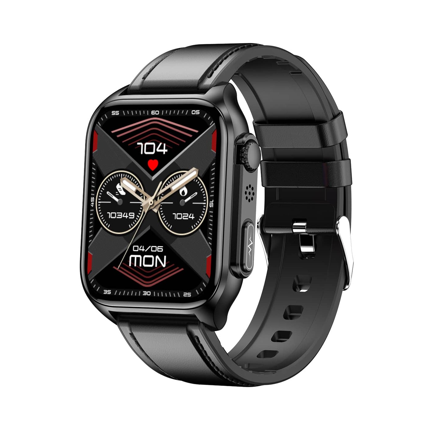 TH21 Bluetooth Talking Cardio Oximetry ECG+PPG Heart Rate Blood Glucose BP Monitoring Smart Health Watch