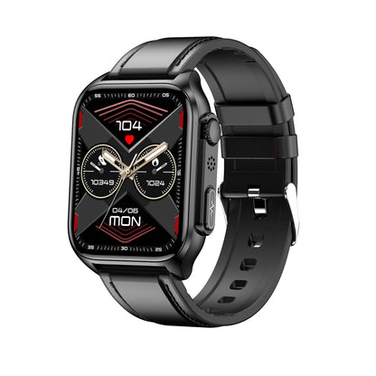 TH21 Bluetooth Talking Cardio Oximetry ECG+PPG Heart Rate Blood Glucose BP Monitoring Smart Health Watch