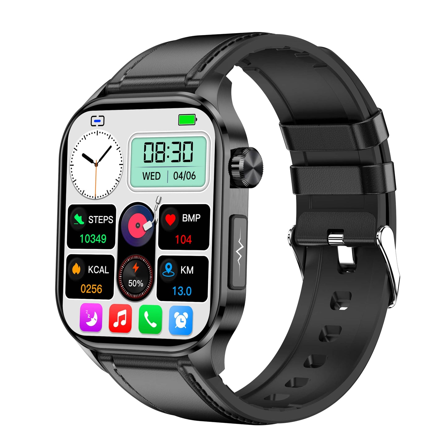 TH688 ECG/EKG Blood Sugar Blood Pressure Call Intelligent Health Management Smart Watch