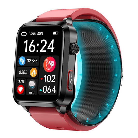 THP1 Blood Pressure Smart Watch with Air Bags Cuff ECG Wrist BP Monitor