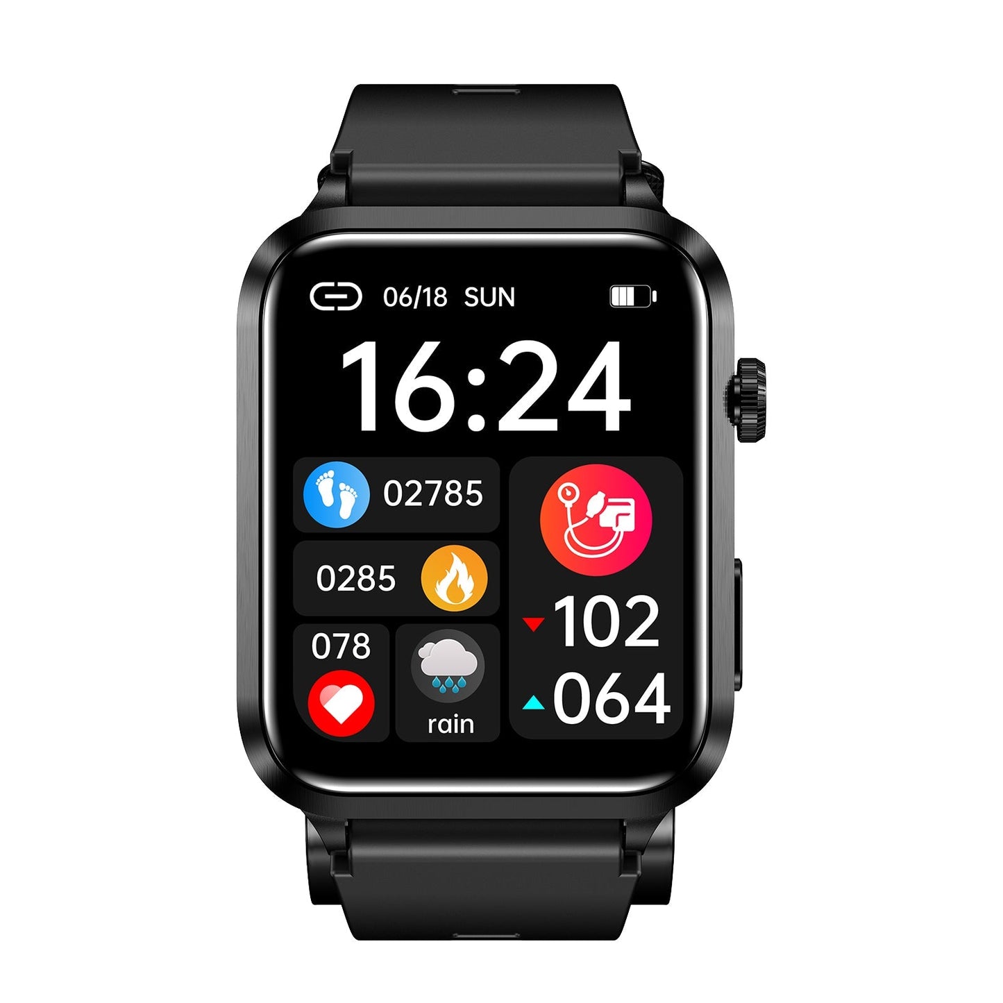 THP1 Blood Pressure Smart Watch with Air Bags Cuff ECG Wrist BP Monitor