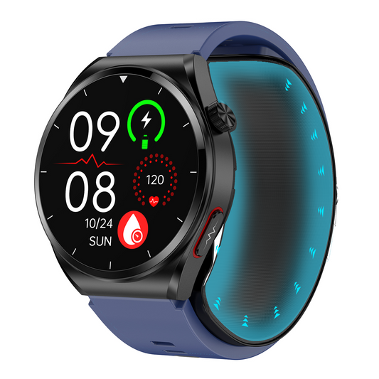 THP2 Blood Pressure Smart Watch with Air Bags Cuff ECG Wrist BP Monitor