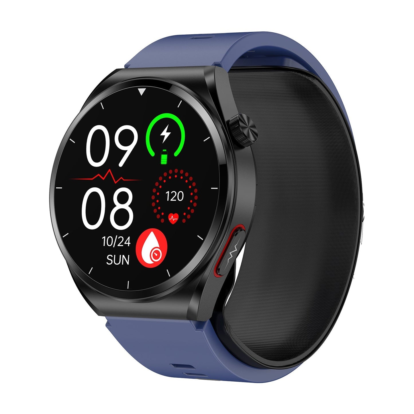 THP2 Blood Pressure Smart Watch with Air Bags Cuff ECG Wrist BP Monitor