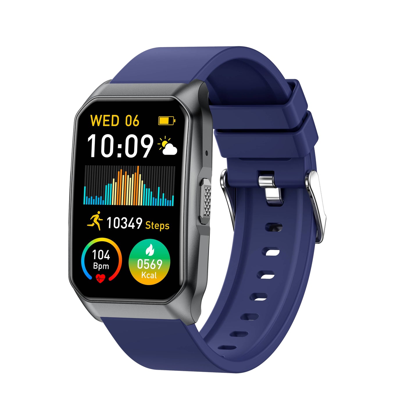 TH790 Curved Screen-Bluetooth Heart Rate Blood Pressure Monitoring Healthy Sports Smartbracelet