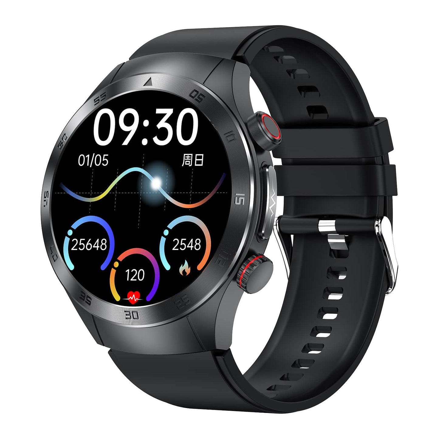 TH22pro Laser High Precision ECG/EKG Blood Glucose Measurement Suga Pro Health Smart Watch