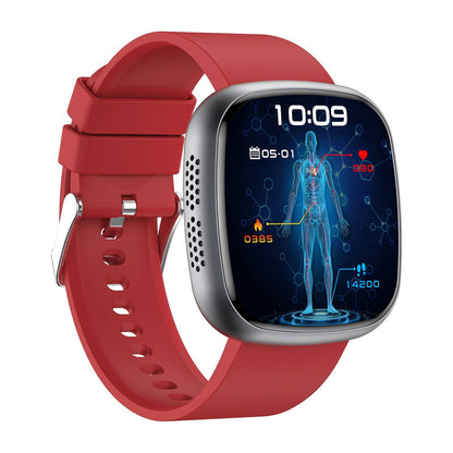 TH395 Professional ECG Blood Glucose Blood Pressure Heart Rate HRV Monitoring Smart Watch