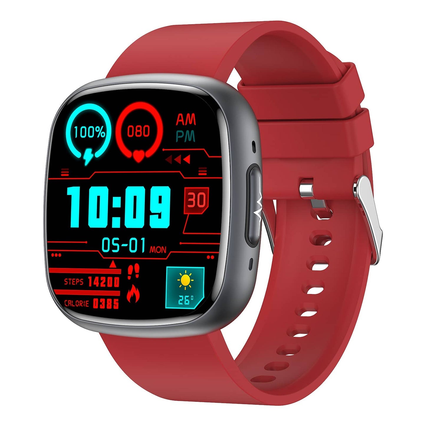 TH395 Professional ECG Blood Glucose Blood Pressure Heart Rate HRV Monitoring Smart Watch