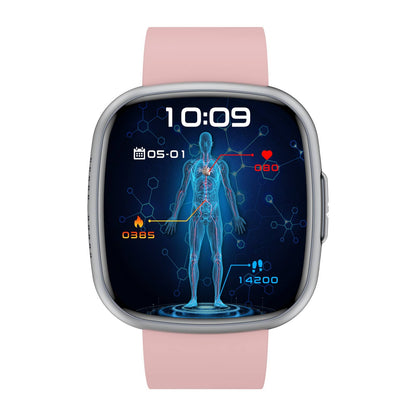 TH395 Professional ECG Blood Glucose Blood Pressure Heart Rate HRV Monitoring Smart Watch