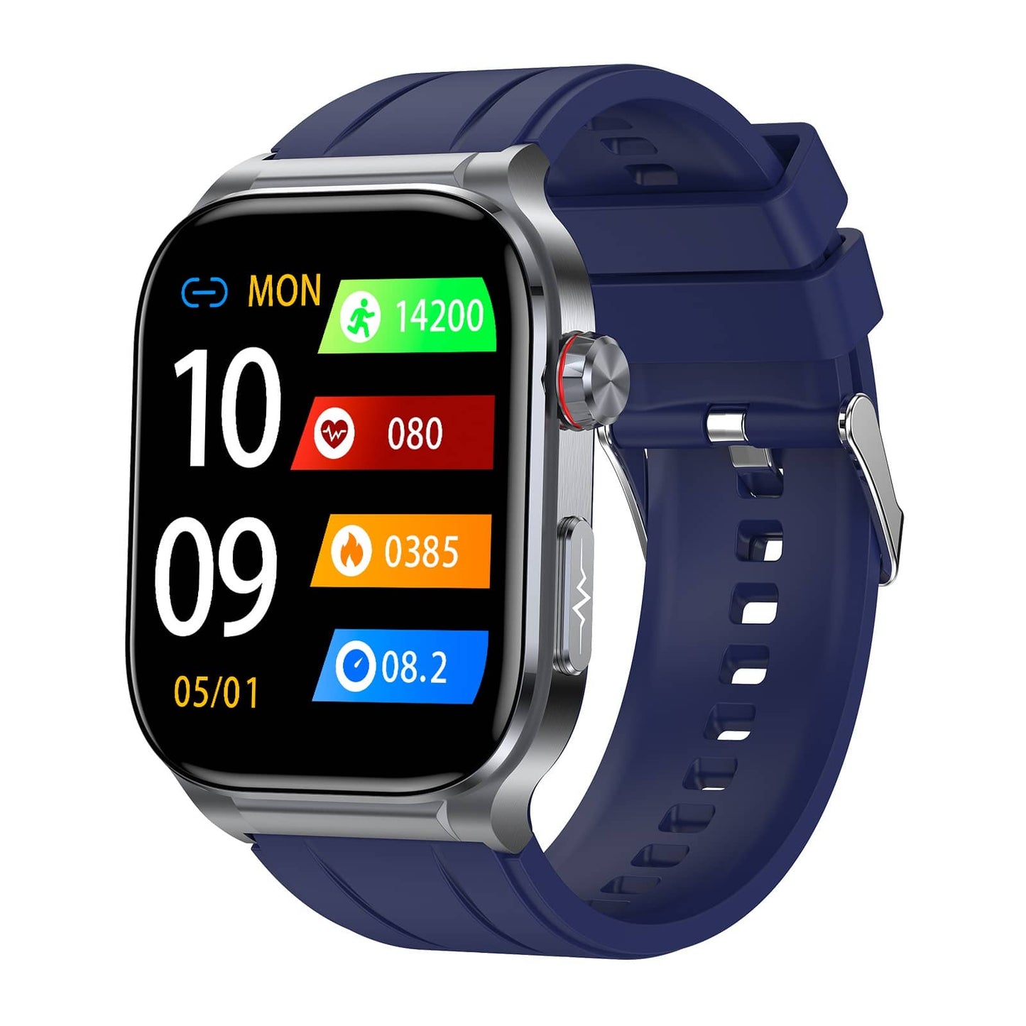 TH388 Professional High-End ECG/EKG HRV Blood Glucose Blood Pressure Heart Rate Health Management Watch